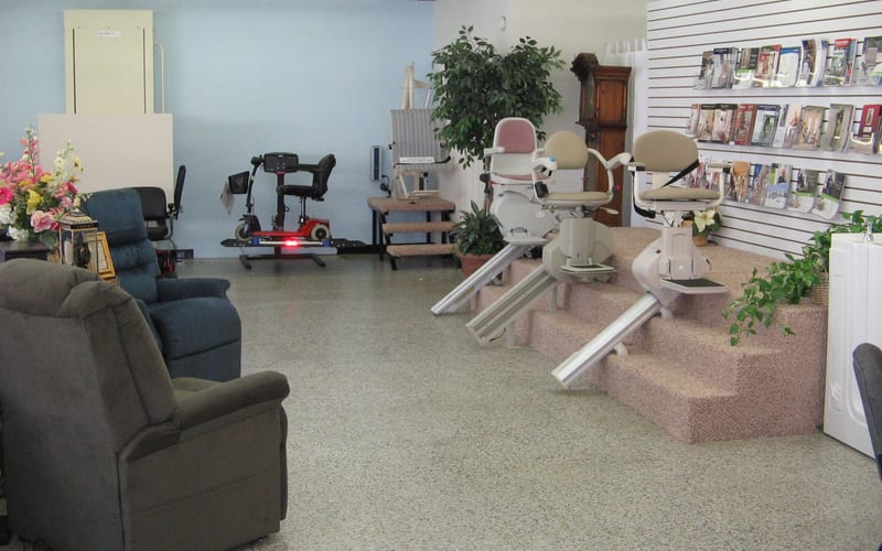 Stairlift Store showroom in Webster TX