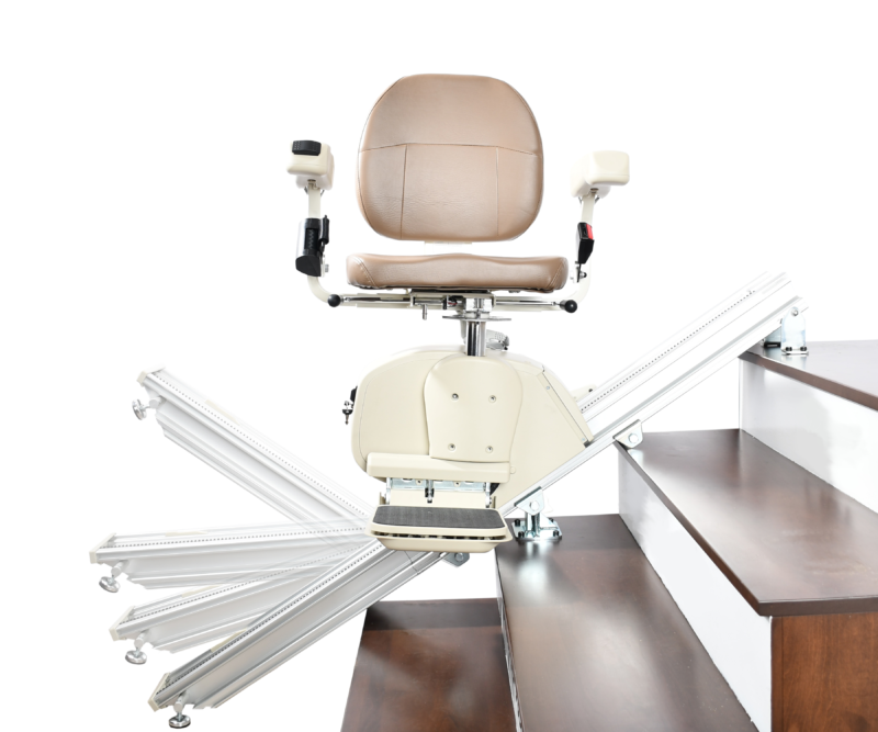 Straight stairlift installation example 2